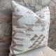 Handmade Berber wool cushion: Moroccan Kilim cushion (45x45cm)