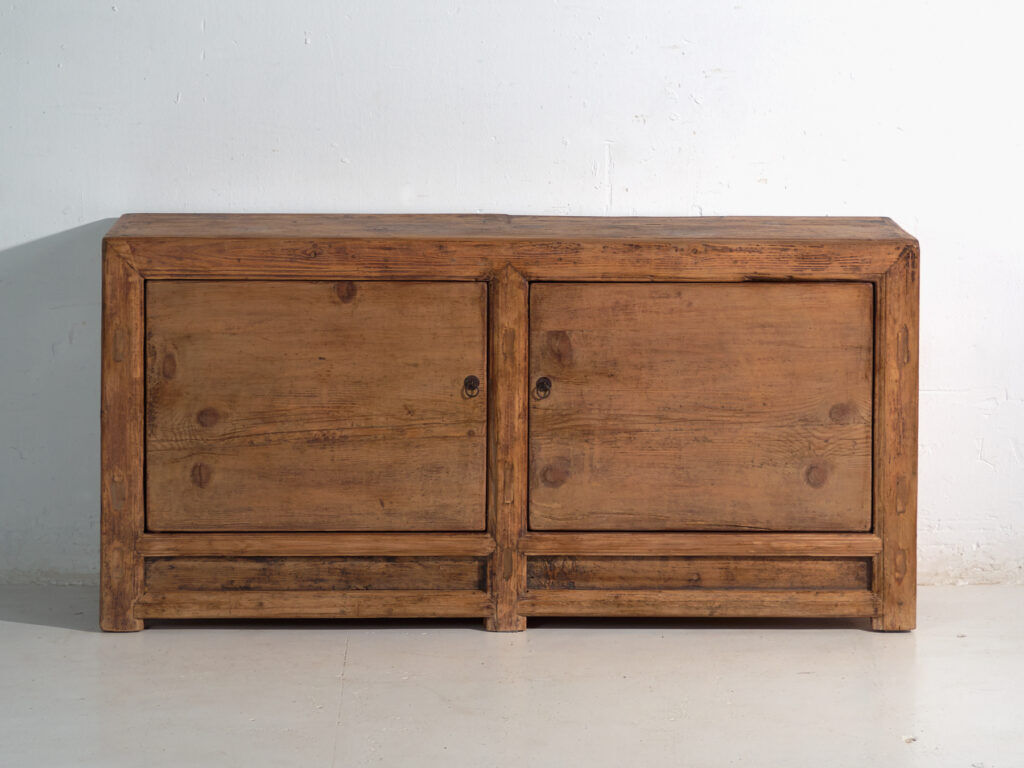 Antique pine wood sideboard – China, circa 1930
