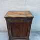 Small occasional console bedside cabinet in old Napoleon oak
