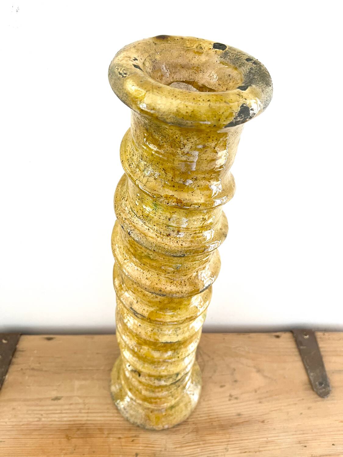 Yellow Tamegroute candle holder