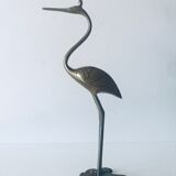 Heron, brass bird