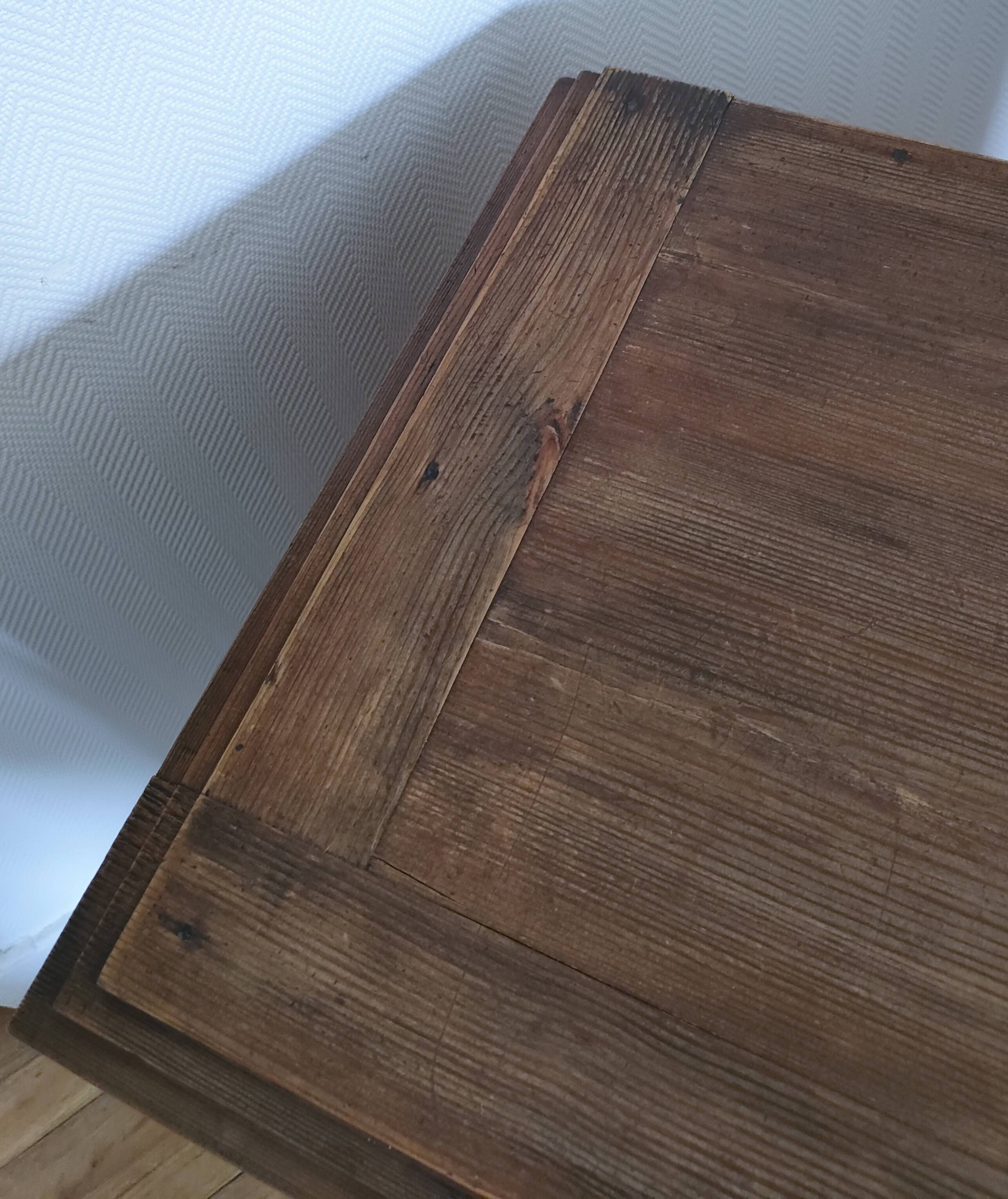 mid-20th century pine drawer shelf