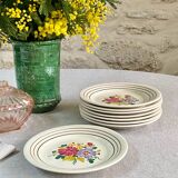 8 assiettes à dessert