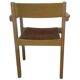 Set of 4 vintage Scandinavian stackable chairs in solid wood - Balzar Beskow - Sweden, 1960s