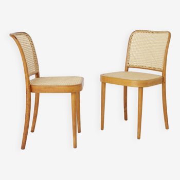 2 des 8 chaises Ligna, années 1960-1970, Tchécoslovaquie, Vintage
