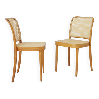 2 des 8 chaises Ligna, années 1960-1970, Tchécoslovaquie, Vintage