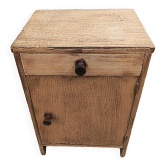 Bedside table wood drawer door dpm 0923001