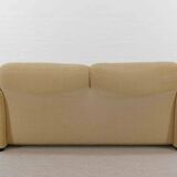 Set (2) Cassina Maralunga Sofas in beige Bouchlé-Fabrics by Vico Magistrett