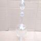Carafe en verre ciselé