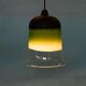 Minimalist glass pendant light Peil & Putzler from the space age