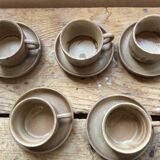 Cups in stoneware vintage