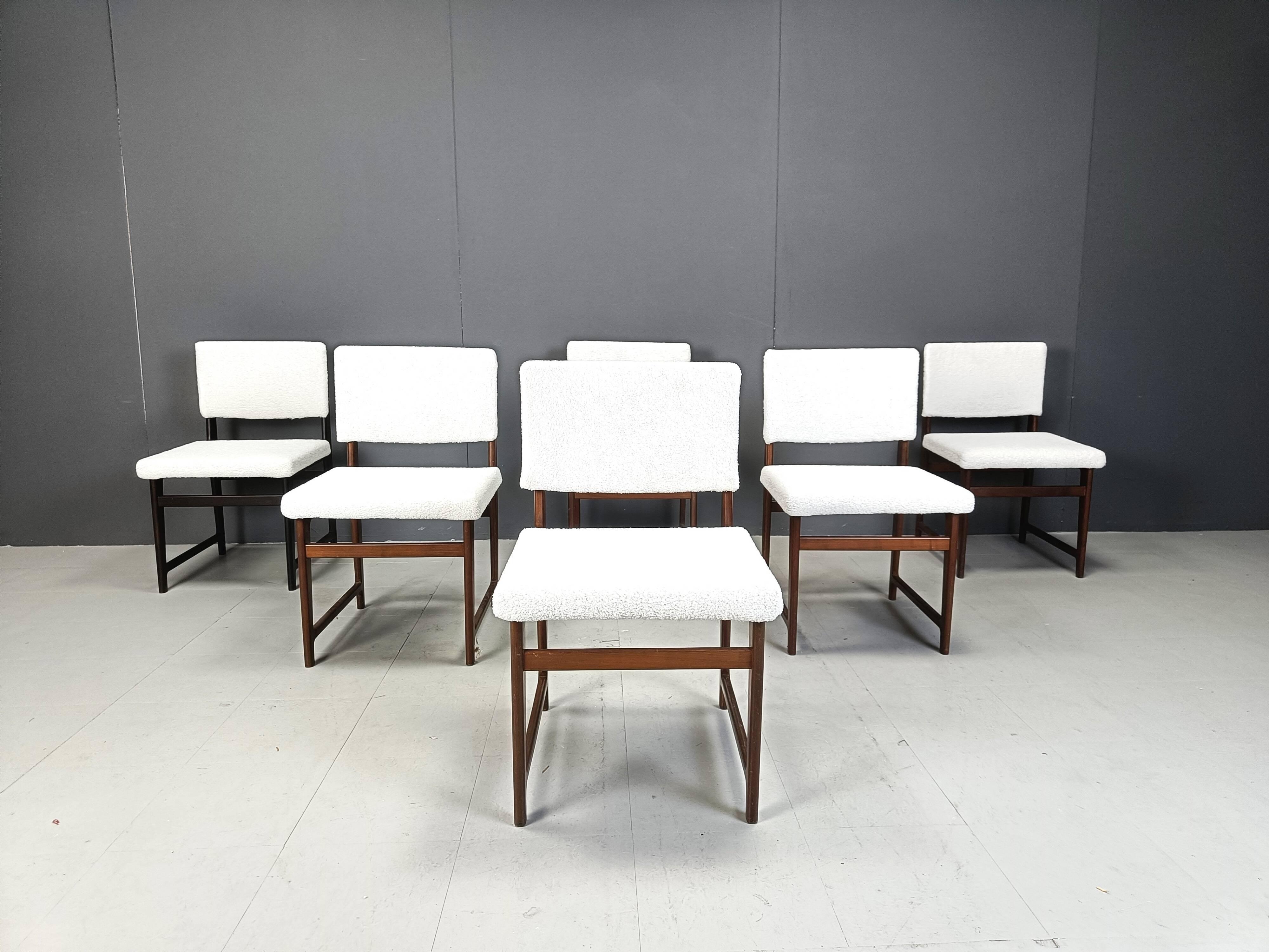 Mid-century teak Scandinavian dining chairs, 1960s
