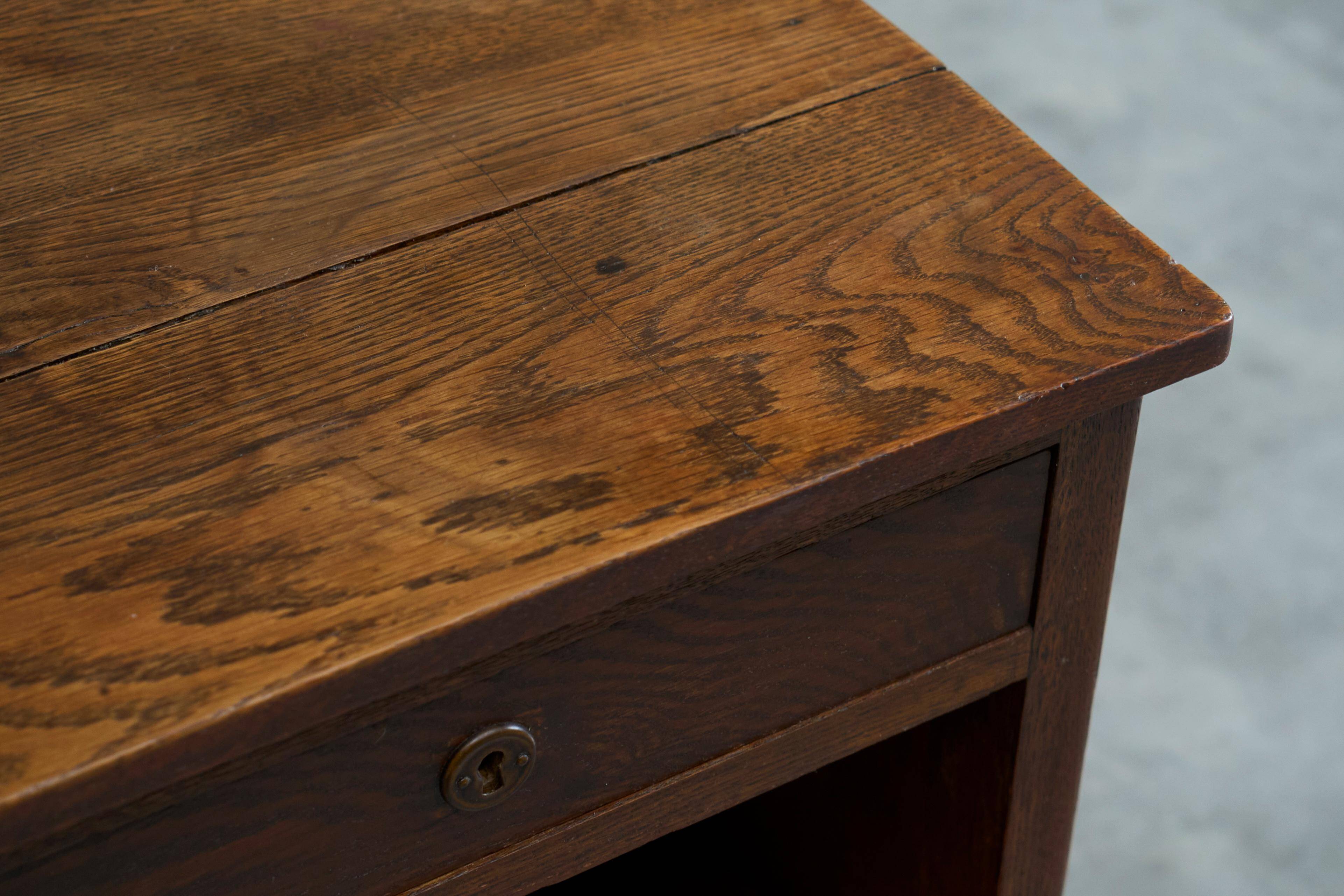 AVEA Furniture Solid Oak Desk 1930s