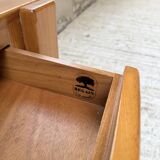 Solid elm bedside table Maison Regain