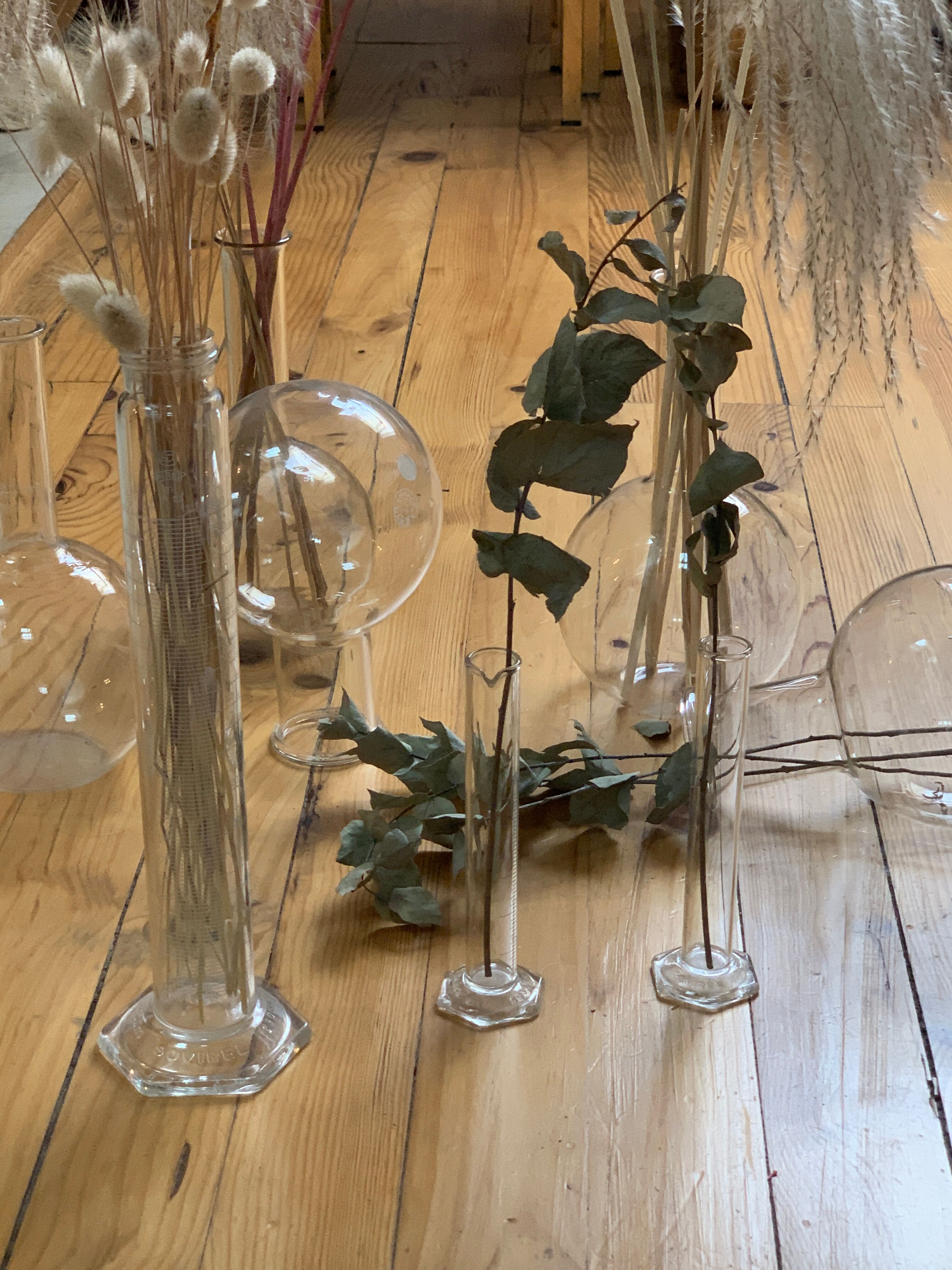 Vase vintage de laboratoire