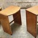 Tables gigognes en bois clair