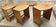 Light wooden tables