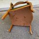 Fauteuil Voltaire Louis Philippe velours vert mousse confortable 1970