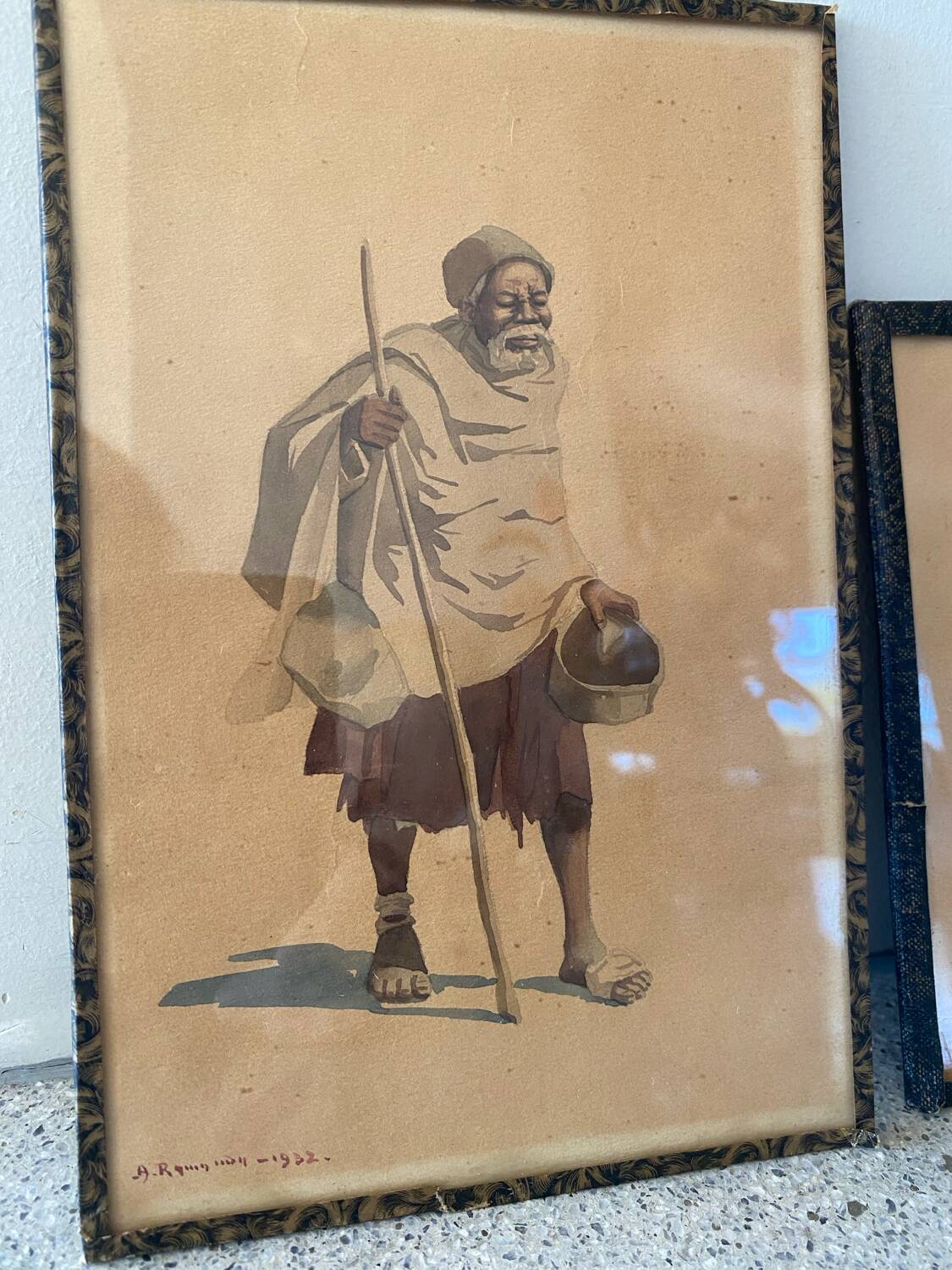 2 watercolors by Albert Ramanda