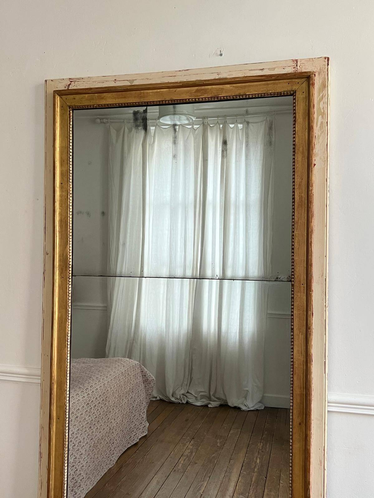 Important 18th Century Mirror Mercury
