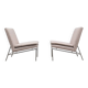 Rare 'Square Line' easy chairs by Kho Liang Ie for Artifort, 1958