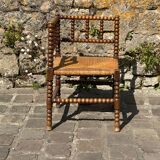 Corner wooden chair