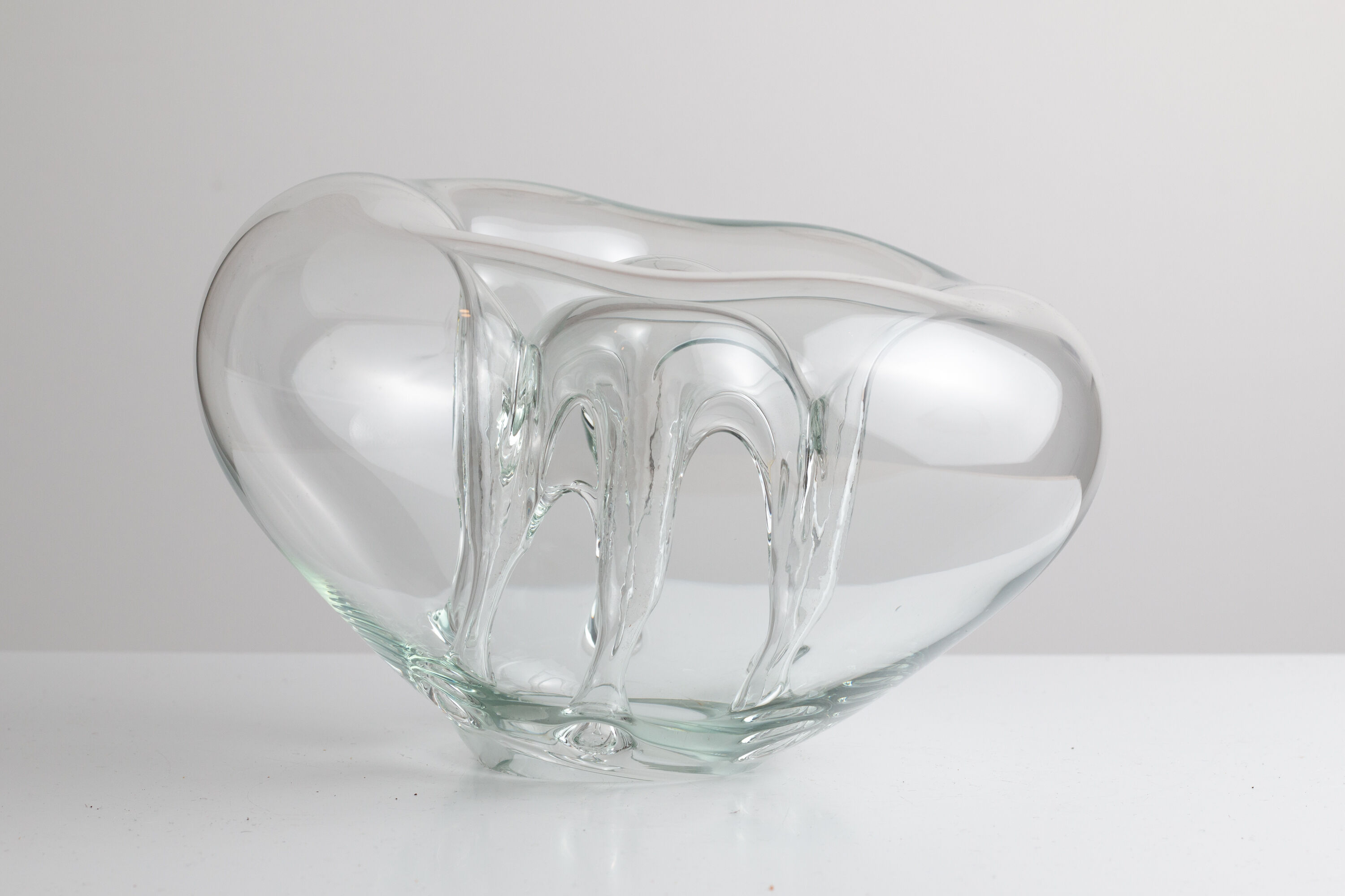 Dragan drobnjak glass ikebana vase / design 1970s