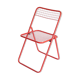 Chaise pliante Ikea rouge - années 80
