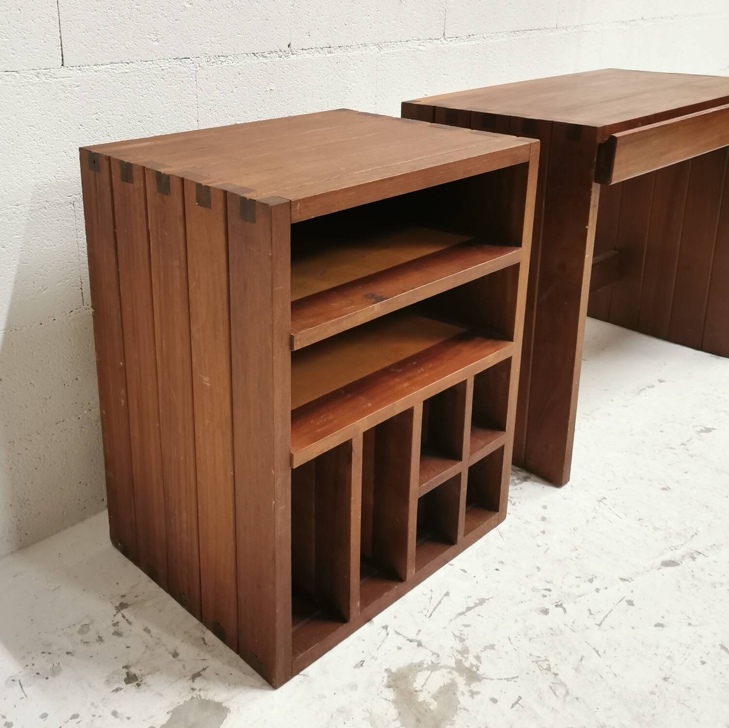 Savoie model desk and cabinet, Maison Regain