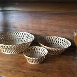 Suite of vintage baskets