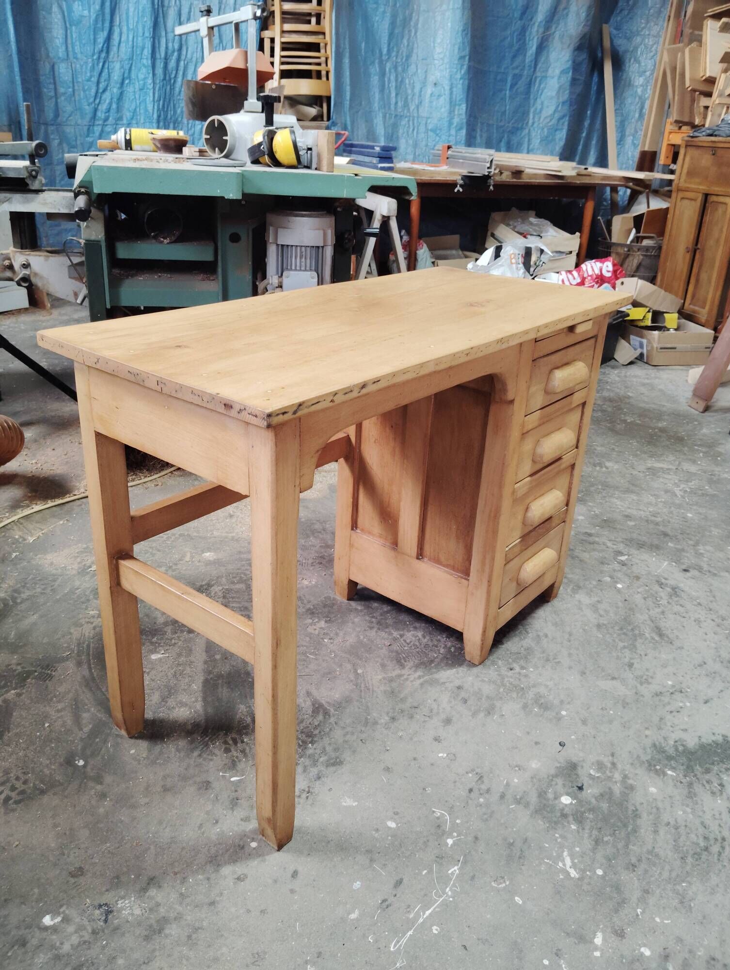 Restored vintage desk