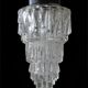 Glashütte Limburg hanging lamp, 60s