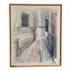 Original Oil On Canvas – “Alley” By Birgit Gustavsson