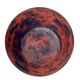 Art Deco, marbled glass round vase by Delatte Nancy circa 1930