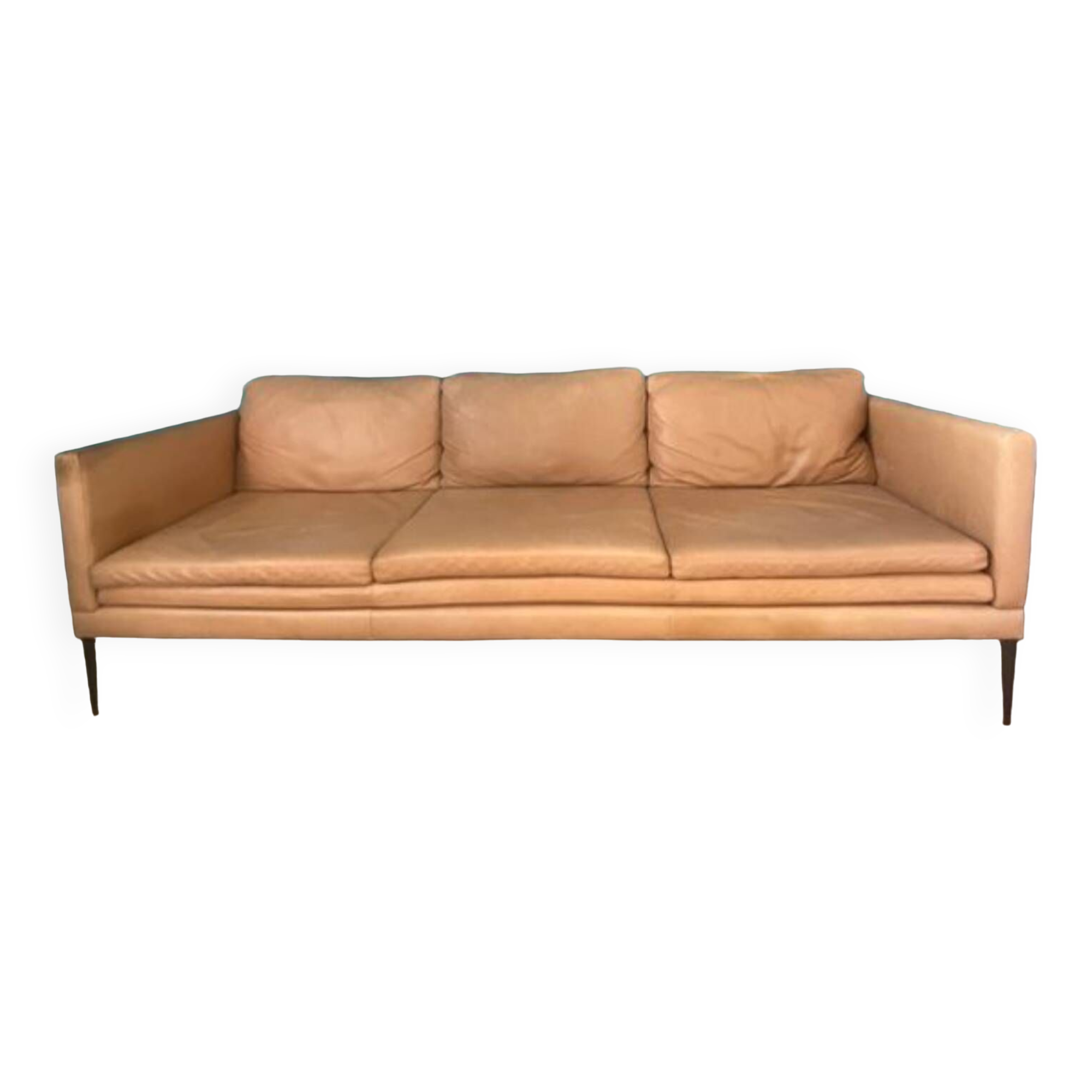 3-seater leather sofa