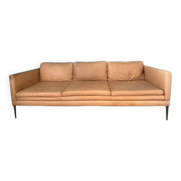 3-seater leather sofa