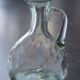 Old blown glass bottle