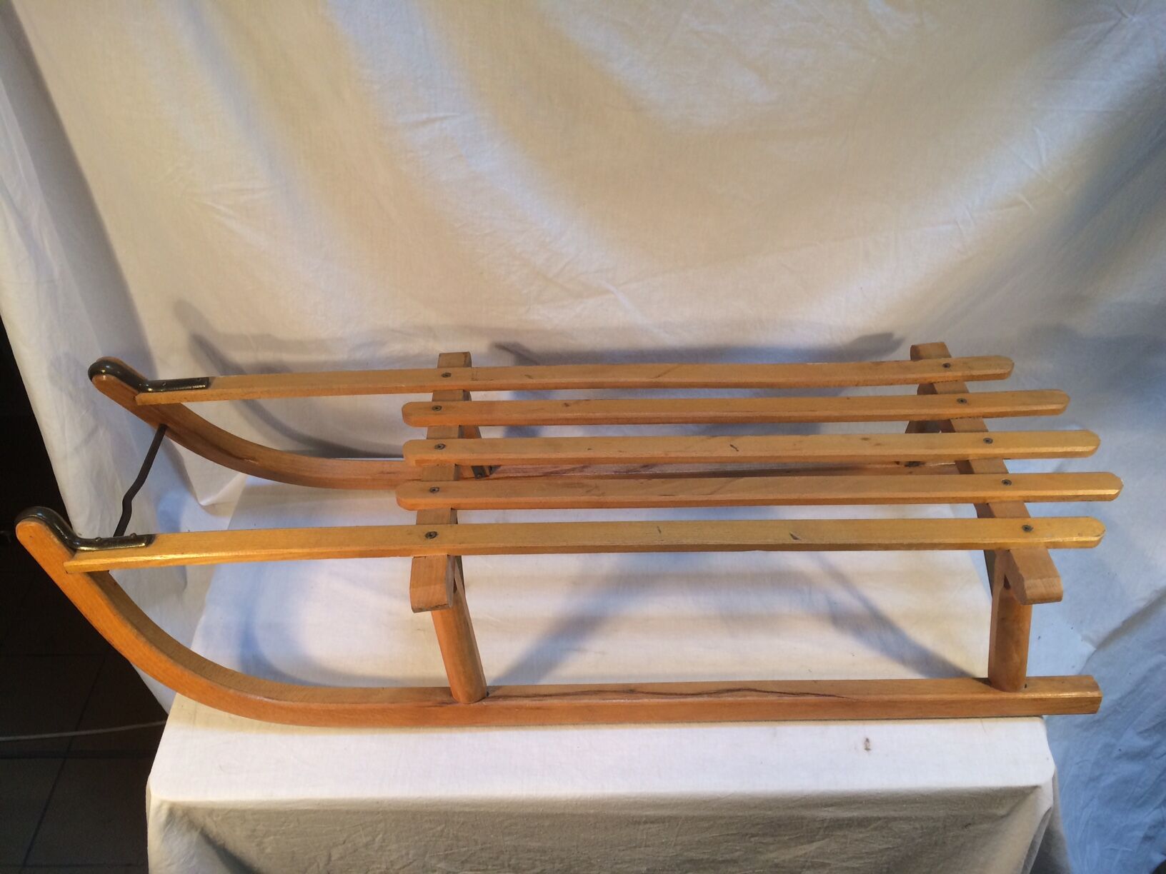 Traditional vintage wooden sled