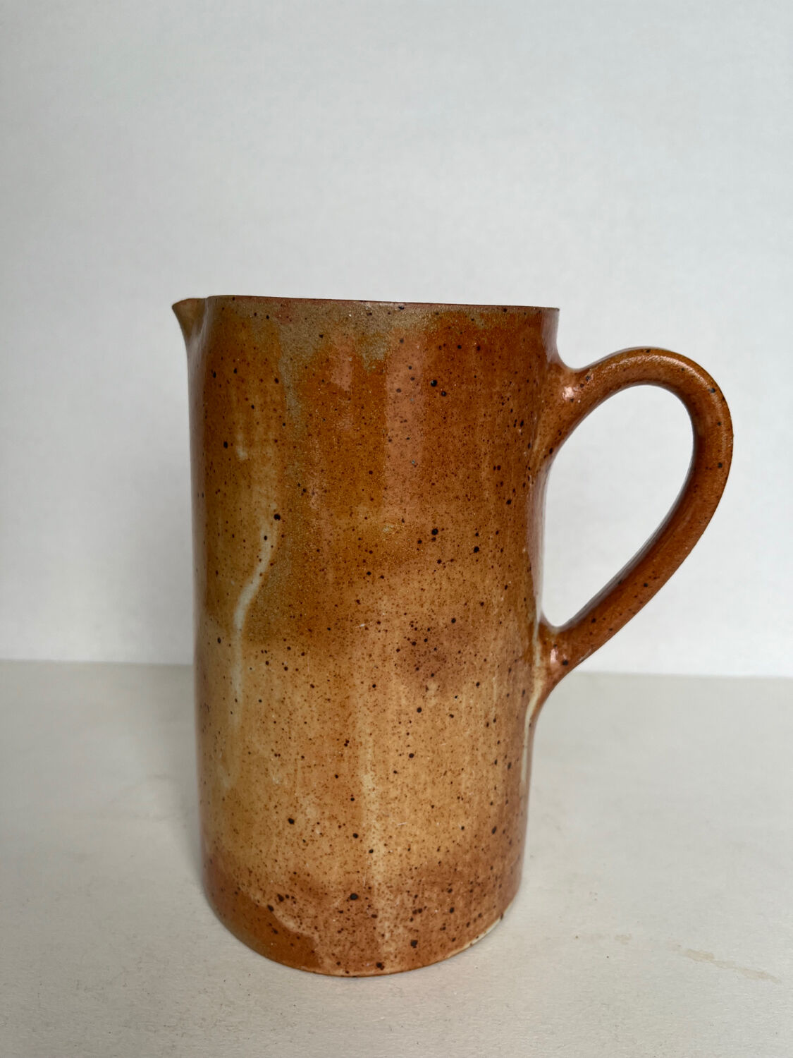 Stoneware pitcher