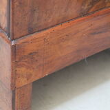 Louis Philippe's dresser in walnut magnifying glass XIX