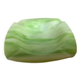 Vide poche cendrier pâte de verre verte