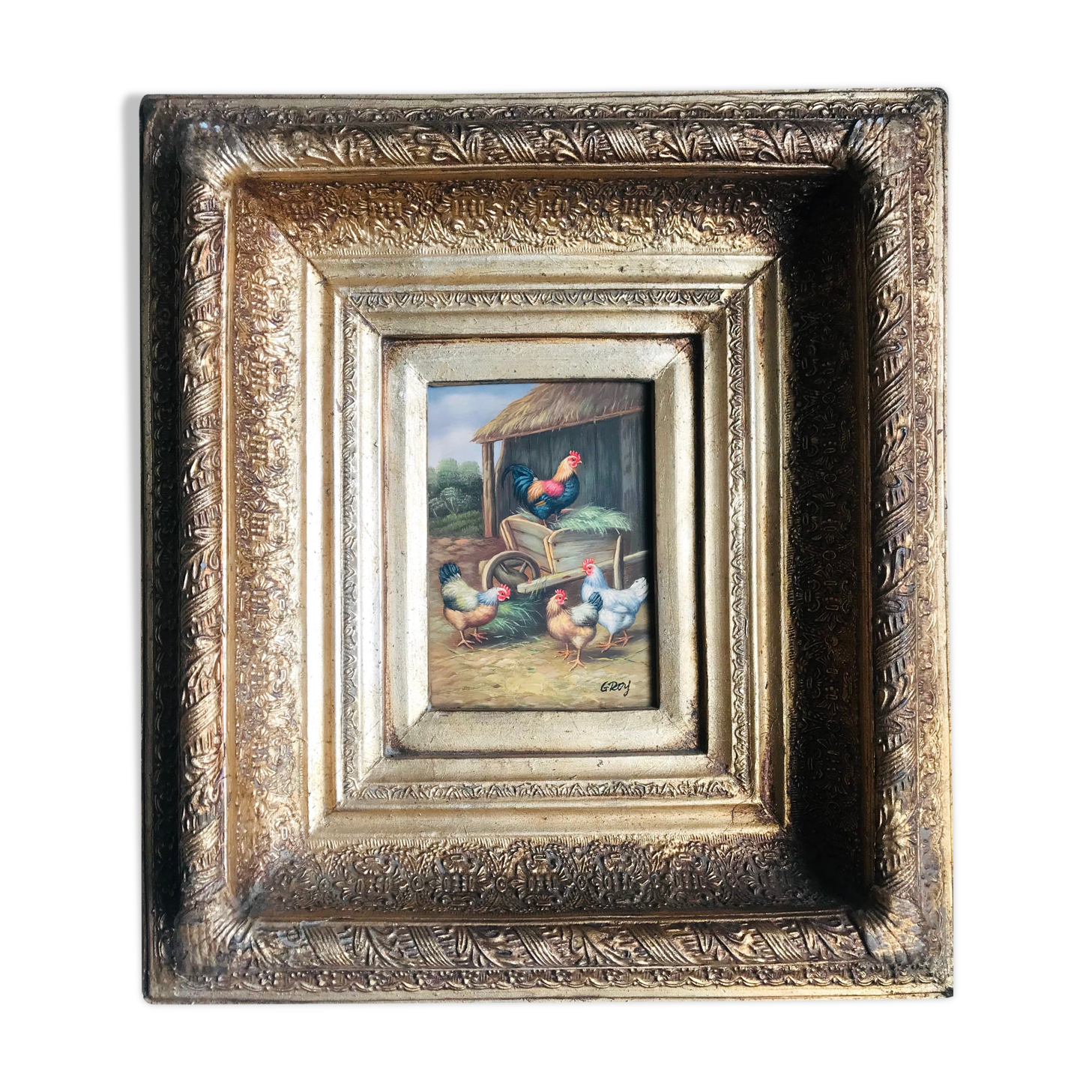 Table "Chicken coop" signed