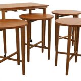 Nesting tables Poul Hundevad vintage