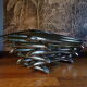 Table basse 1970 métal chromé