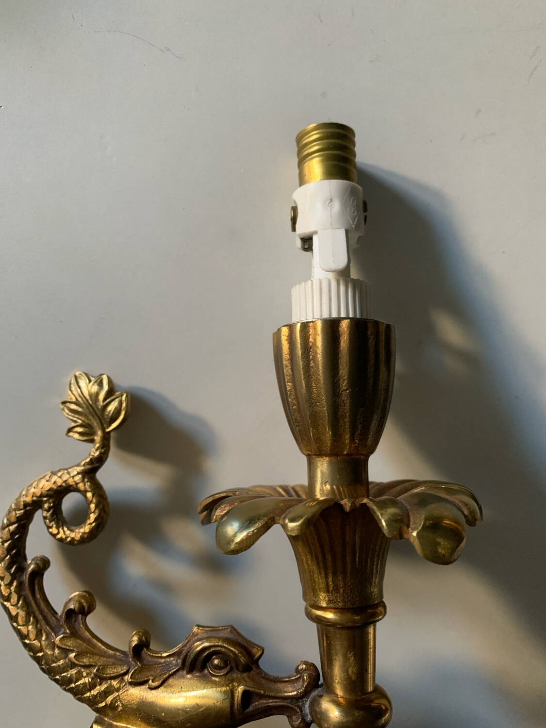 Bronze candlesticks lamp bases