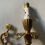 Bronze candlesticks lamp bases
