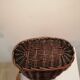 Panier porte bouteille de vins en osier