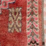 Vintage pink Berber rug