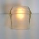Iviken Ice Cube Table Lamp in Glass from Ikea, 1990s, Set of 3