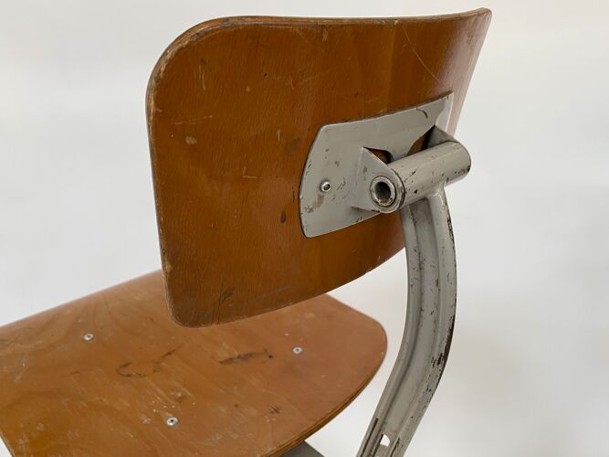 Chaise de travail vintage Friso Kramer Ahrend de Cirkel chaise design d'atelier